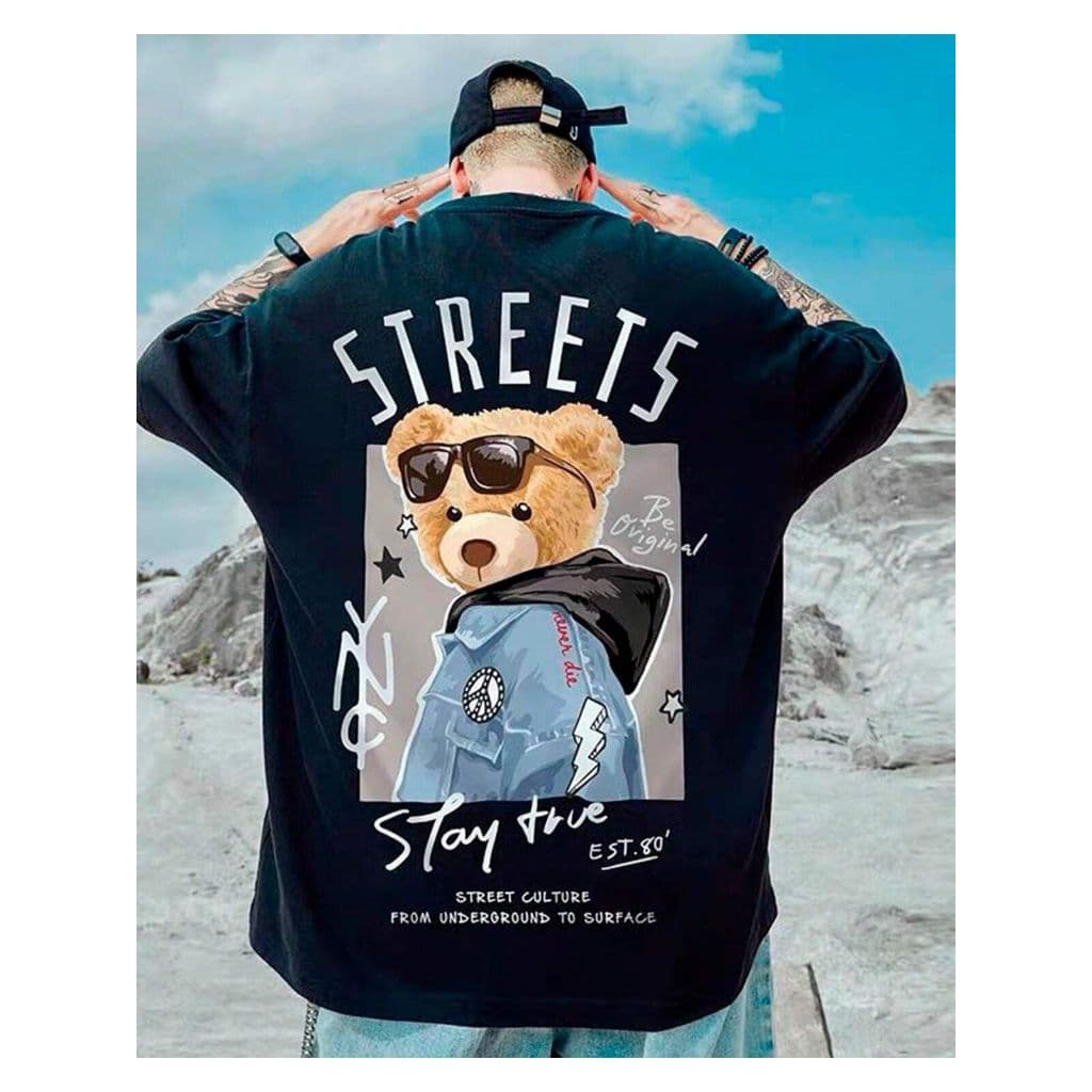 Camiseta Streetwear Overfly Ted Streets Promoção 100% Algodão
