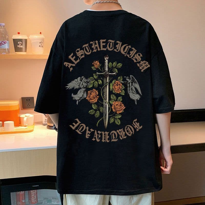 Camiseta Streetwear Masculina Adaga 100% Algodão Promoção