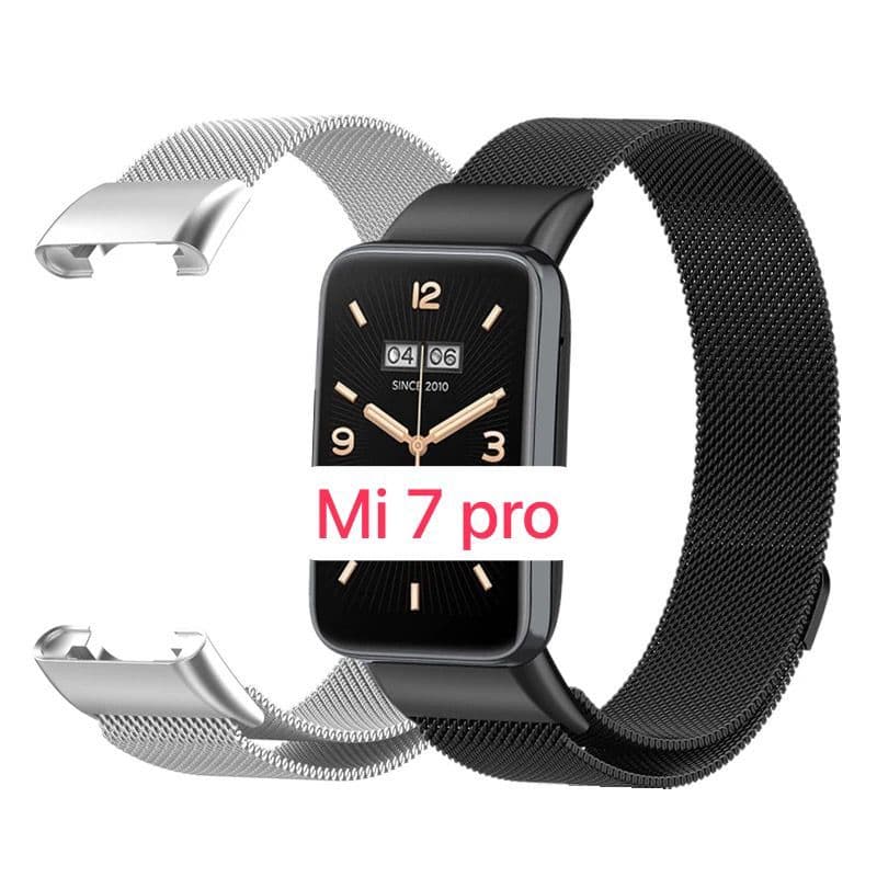 Bracelete Metálica De Aço Inoxidável Para Xiaomi Mi Band 7 Pro / Mi Band 8 Pro / Xiaomi Smart Band 8 Active