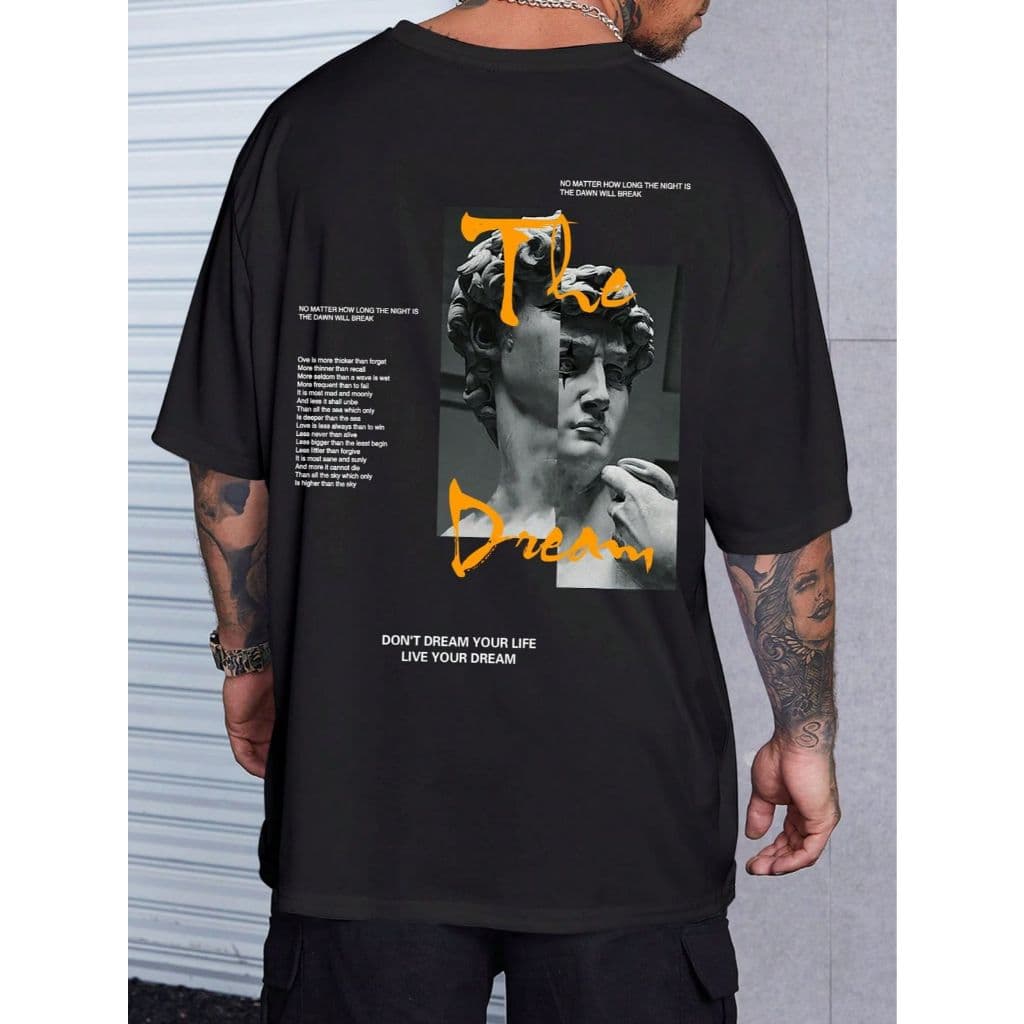 Camiseta Masculina Streetwear The Dream 100% Algodão Promoção