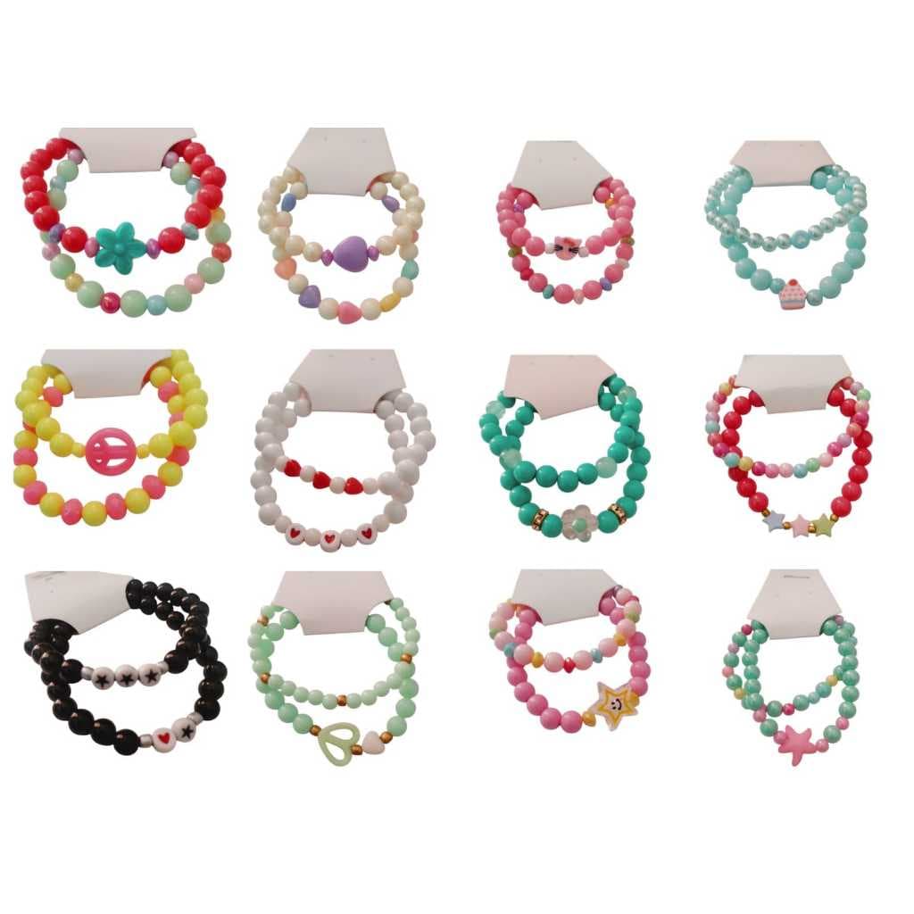 Kits de Cartelas de Pulseiras (02 Pulseira em cada) 15cm ou 17cm Atacado Revenda
