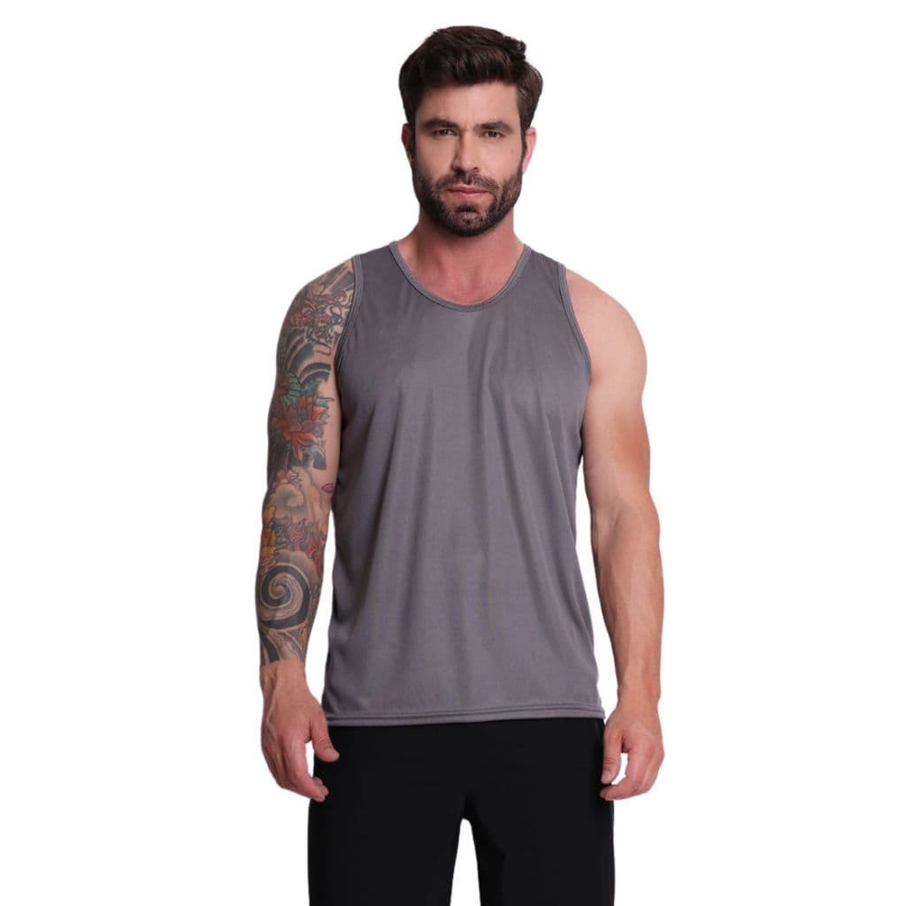 Regata Camiseta Masculina Dry Fit Basico Tecido Leve  Para Academia Exercício Caminhada