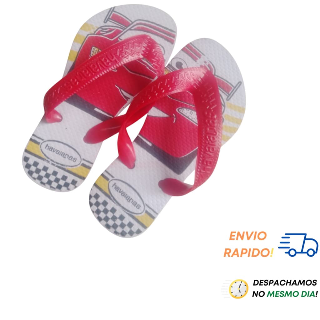 Chinelo Infantil MENINO Relâmpago McQueen - Super Conforto para Pequenos Aventureiros!