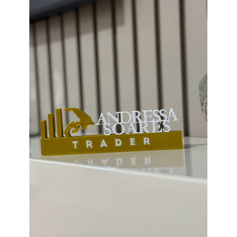 Placa Profissional Personalizada - Diversas Profissões e Cores
