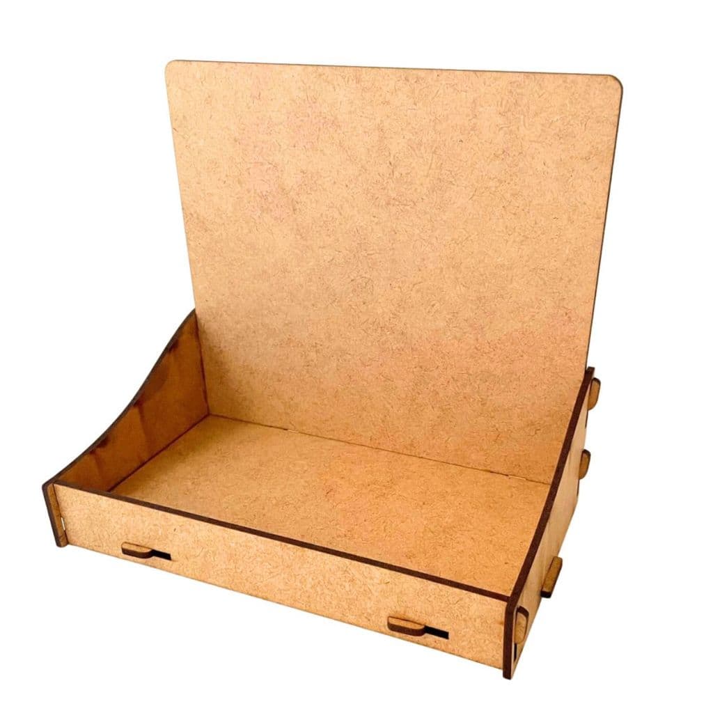 Kit 3 display expositor de balcão P 20 mdf cru para bar restaurante palheiro doce bronwie palha
