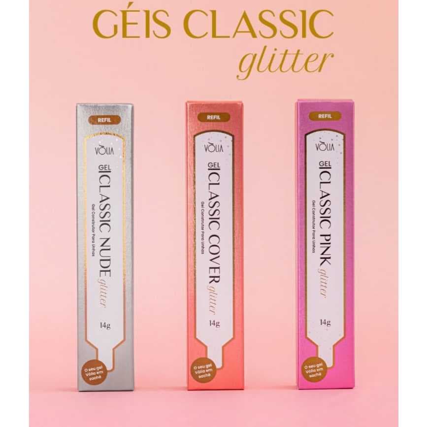 Sachê Gel Classic Glitter Vólia – 14g