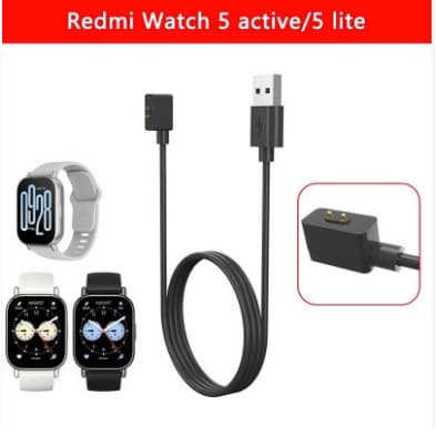 Cabo Carregador Usb Magnético Para Redmi Watch 5 Active/ 5 Lite