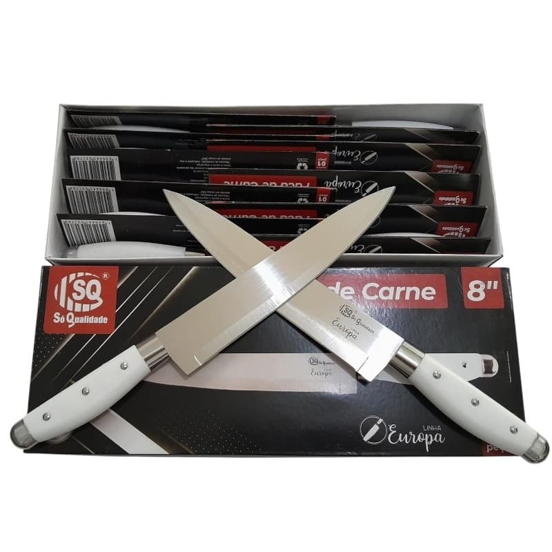 kit de Facas de Cozinha Premium Inox kit com 12unid 11,90 a unid