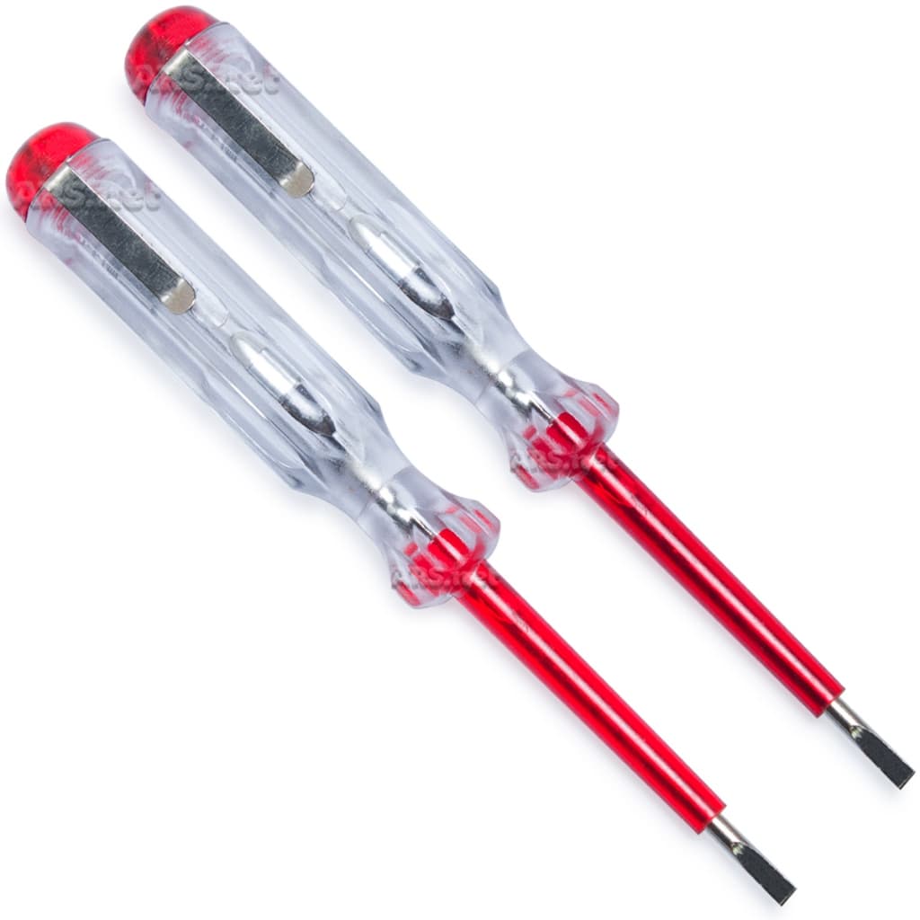 Kit 2 Chave Teste Fenda Detector De Tensão Corrente Eletricidade Tensão 100V - 250V