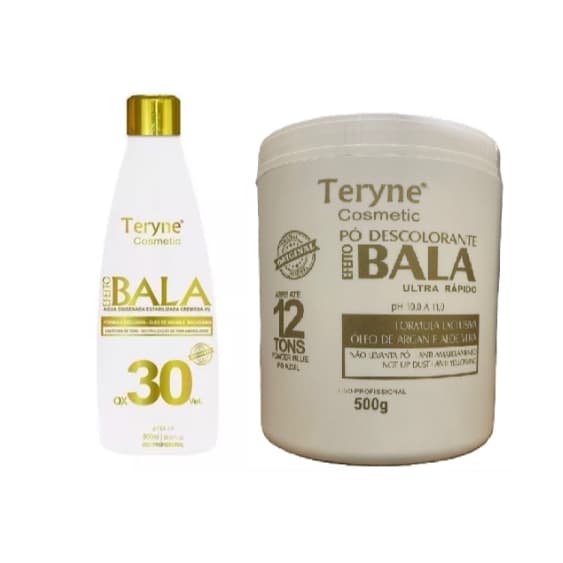 Pó bala Descolorante Teryne+ ox 30v