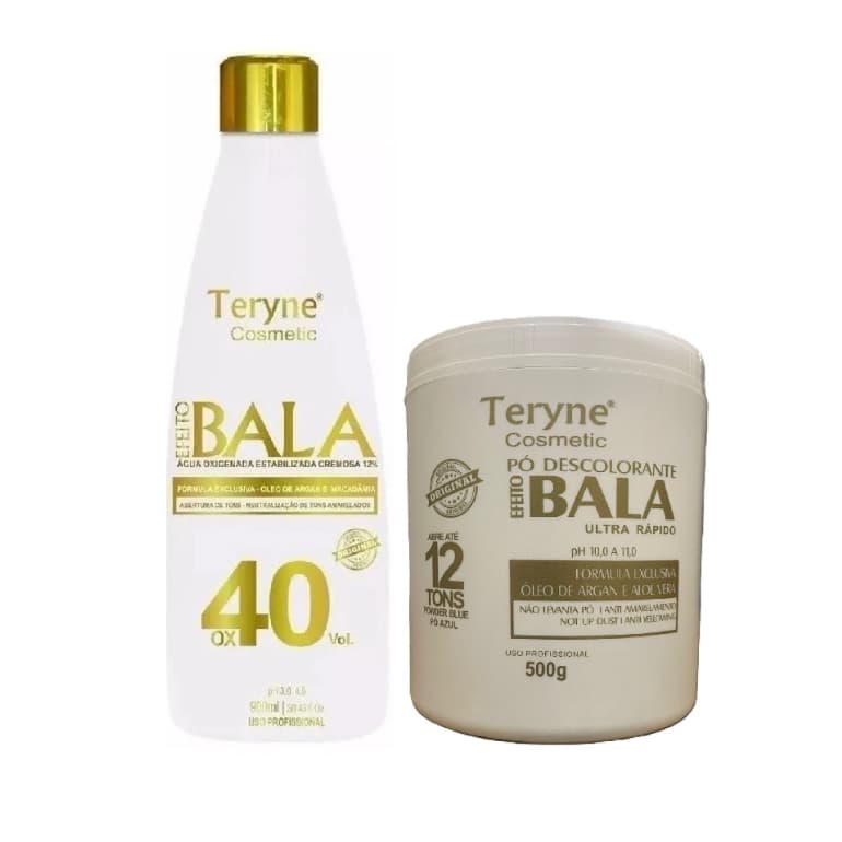 Pó bala Descolorante Teryne+ ox 40v