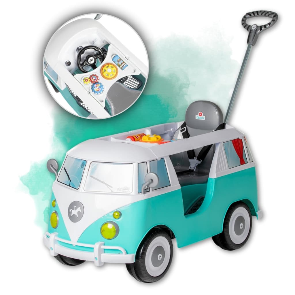Carrinho Passeio Quadriciclo Infantil Kombina a Pedal Calesita Brinquedos