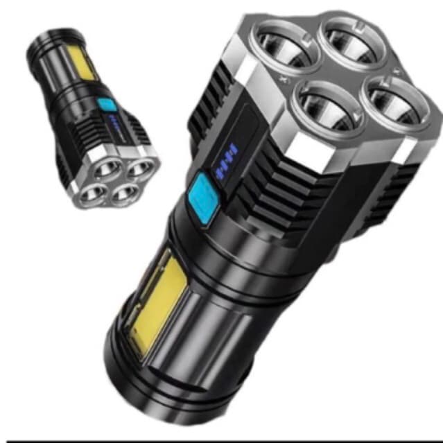 Lanterna Recarregável usb/ 4 modos portátil