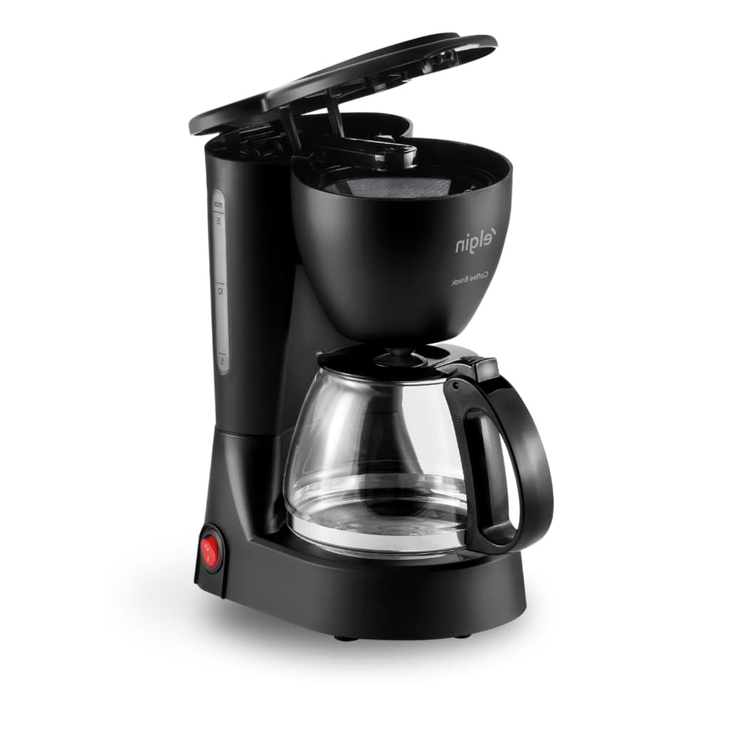 Mini cafeteira Elgin portátil Jarra vidro detalhes em inox Até 15 xicaras Coffe Break