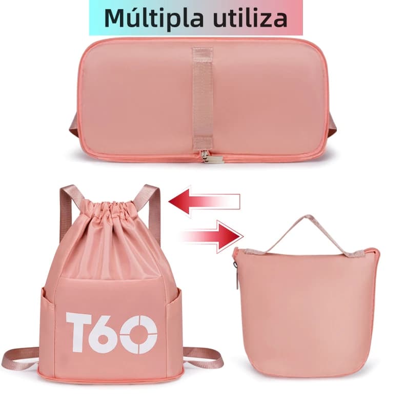 Bolsa Mochila Saco Esportiva Impermeável e Reforçada Grande Ideal para Academia e Atividades Diárias
