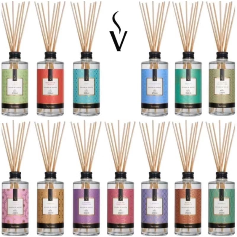 Refil para Difusor de Varetas para ambientes Via Aroma - 250ml