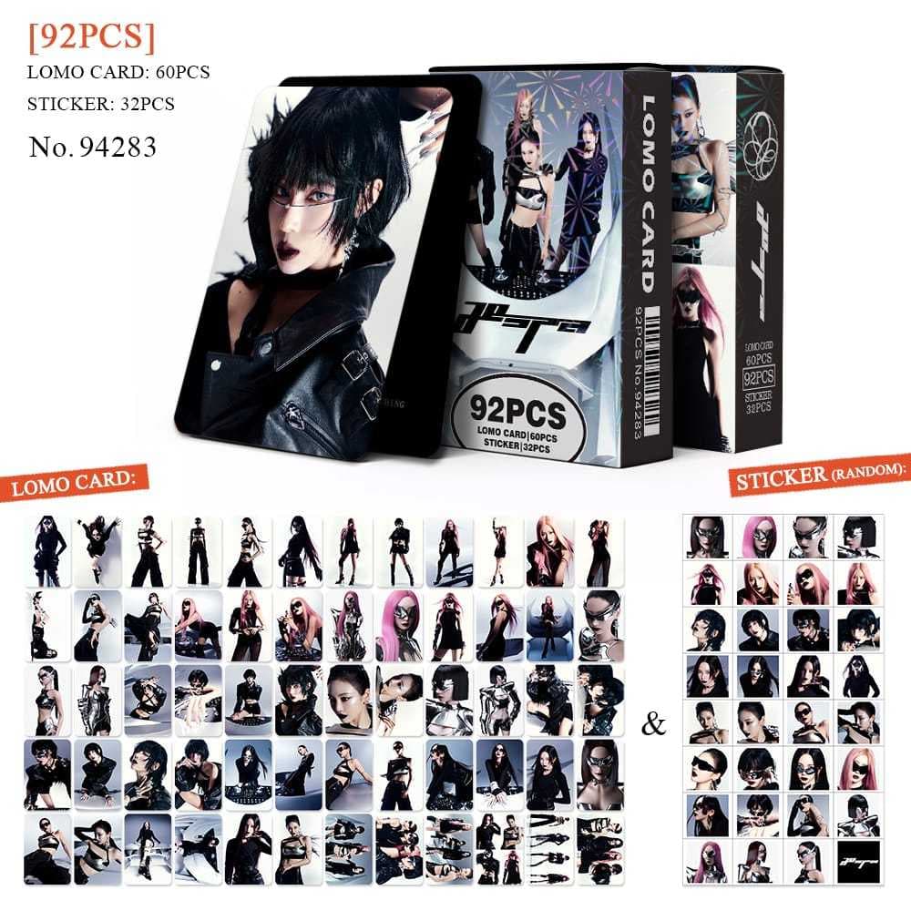 K-POP 60pcs/box com 32pcs adesivo Aespa Photocard Pronto Para Ser Cartão LOMO Postal De Coleção