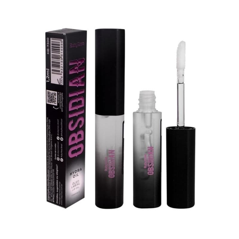 Óleo Labial Hydra Oil Cor 01 Obsidian Ruby Rose Hb-7300
