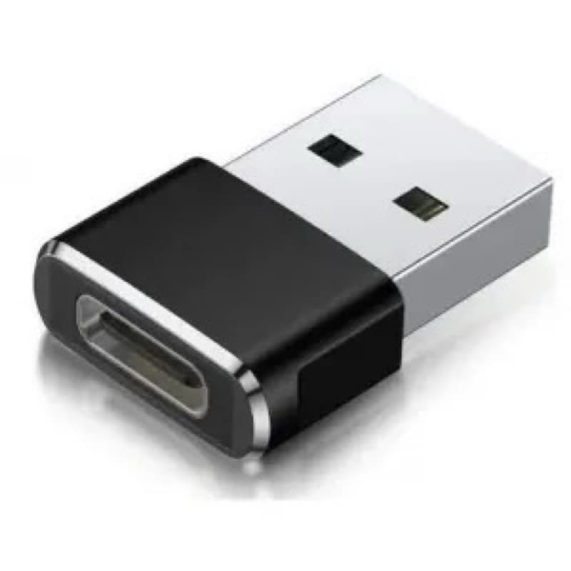 USB C 2.0 Tipo C Fêmea para USB2.0 Tipo A Conector do adaptador de conversor de porta macho para carregamento