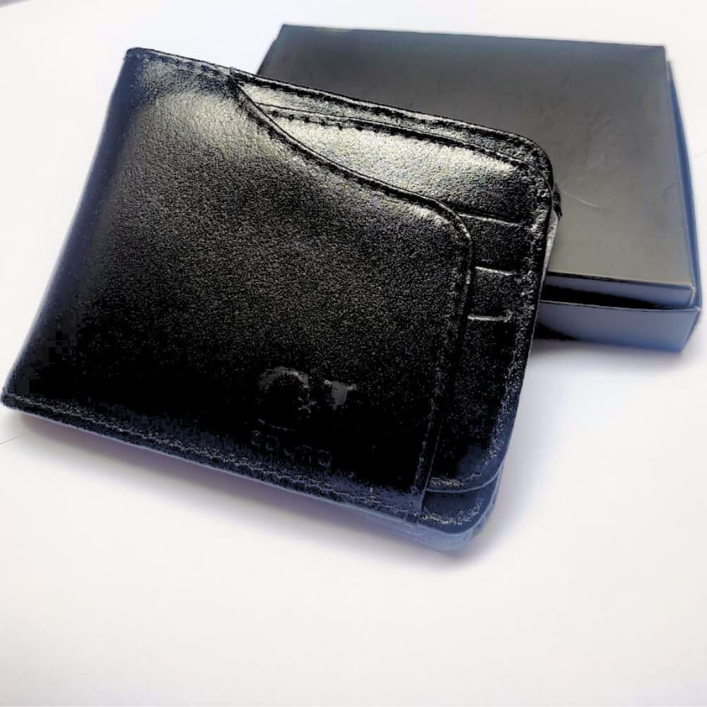 Carteira Masculina Couro Legitimo com Porta cartão documento e moedas