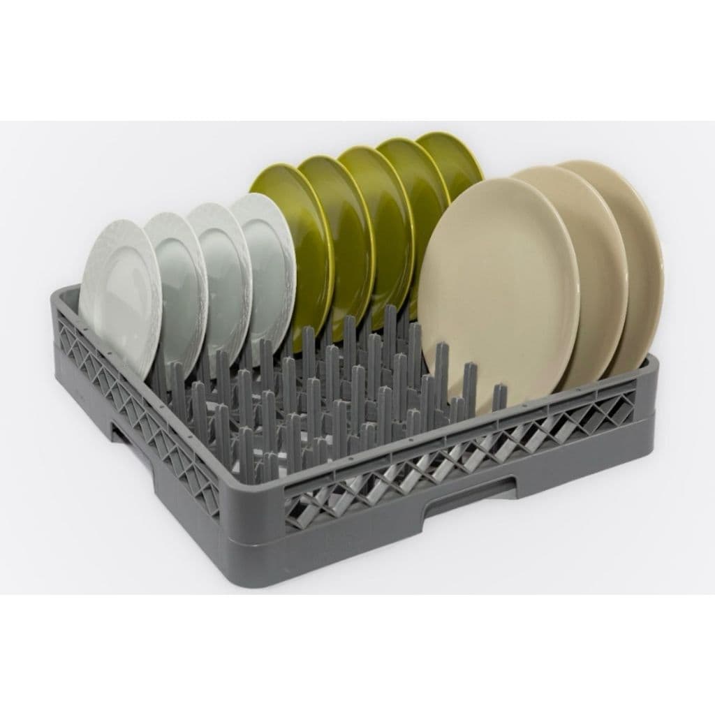 Rack Gaveta Com Pinos P/ Lavagem De Pratos 50x50x10 Cm Cinza