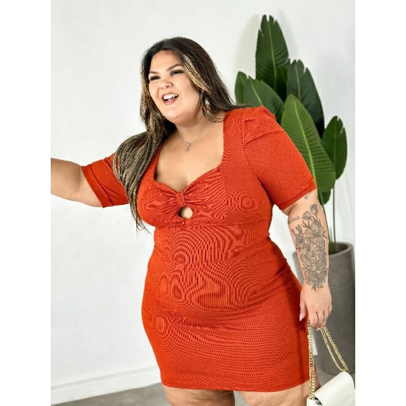 VESTIDO CAMILA- PLUS SIZE veste do 46 ao 54 podendo vestir mais