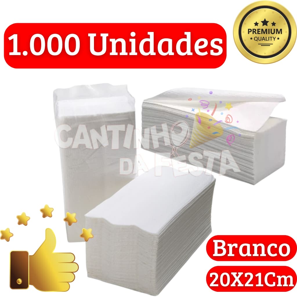 Papel Toalha Interfolhado 1000 Folhas - Alta Absorção e Economia para Uso Comercial e Residencial