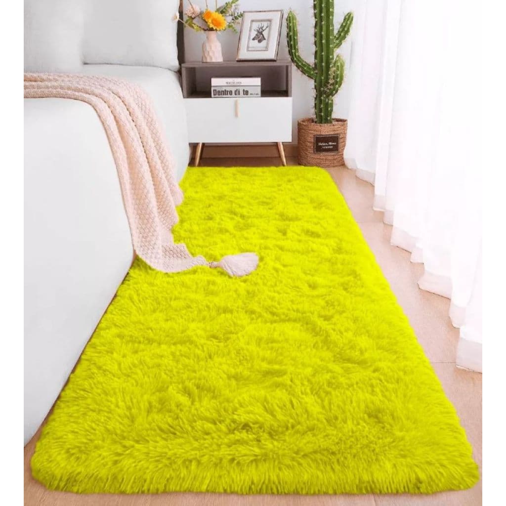 Tapete Passadeira Felpuda Peluda Shaggy Corredor Beira de Cama 2,00 x 0,60 m
