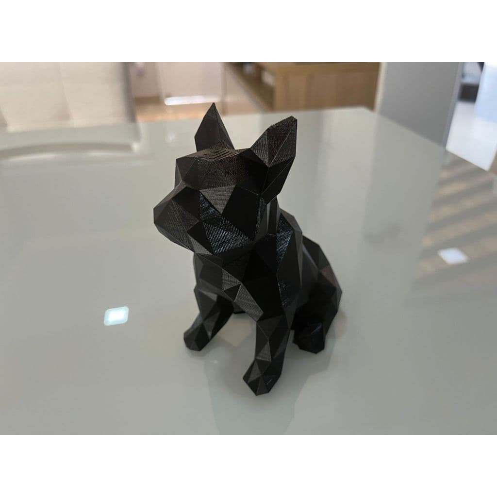Enfeite Buldogue francês cachorro Geométrico Em Impressão 3d