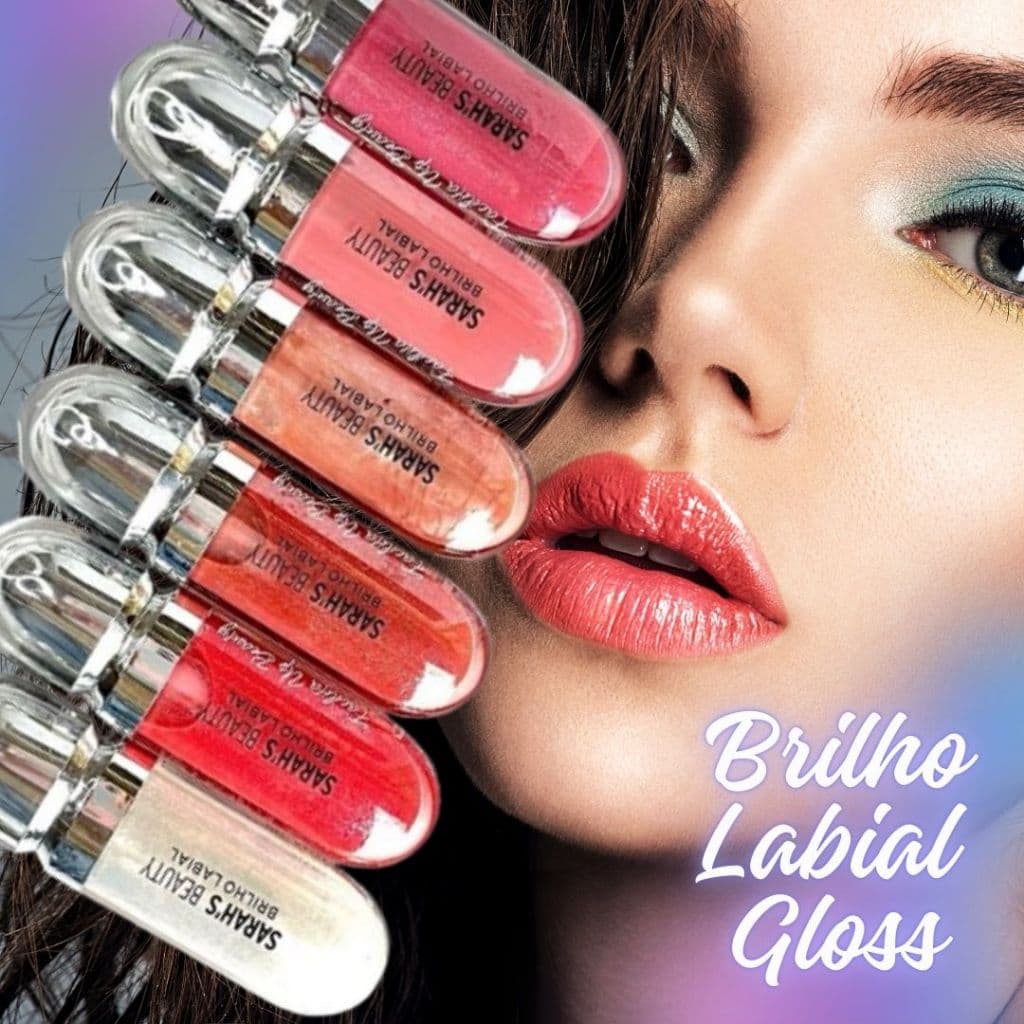 Gloss Brilhos Labial – Sarah’s Beauty Sucesso TikTok e Instagram!