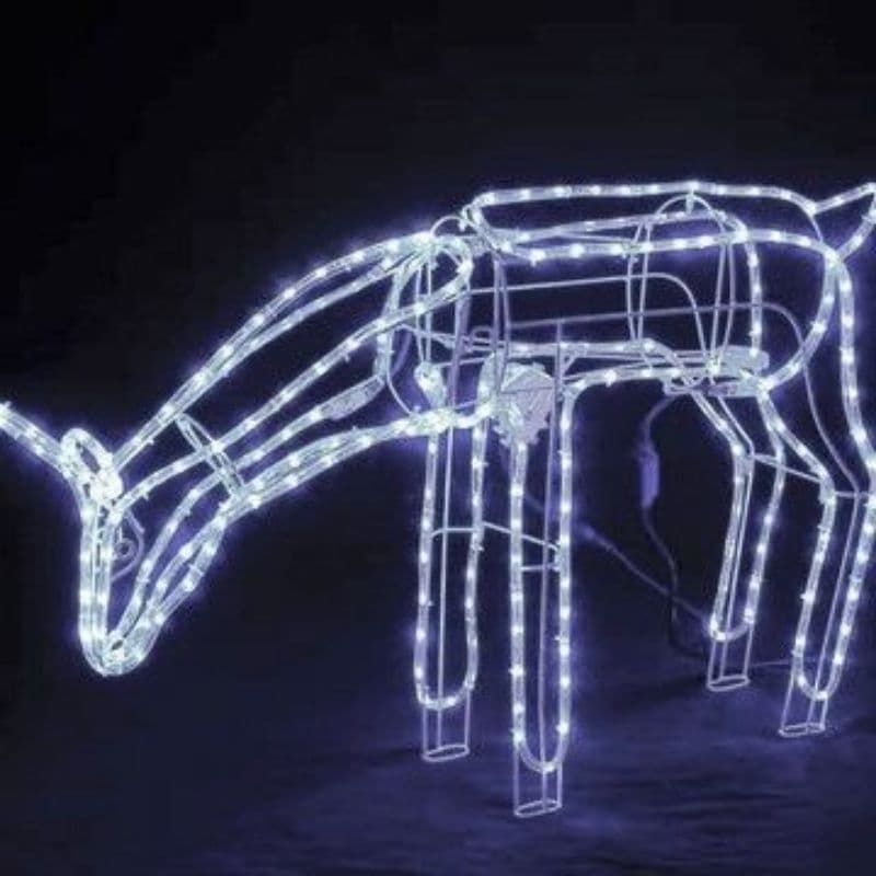 Rena Armação Natal Luz de Led - Com Movimento