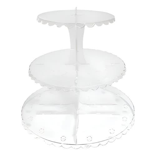 Suporte Porta Doces e Balas com Piruliteiro 3 Andares Cupcake