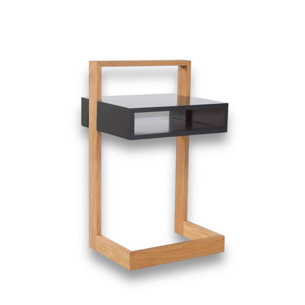 "Mesa de Cabeceira de Madeira Pinus e MDF: Estilo e Funcionalidade para Seu Quarto"