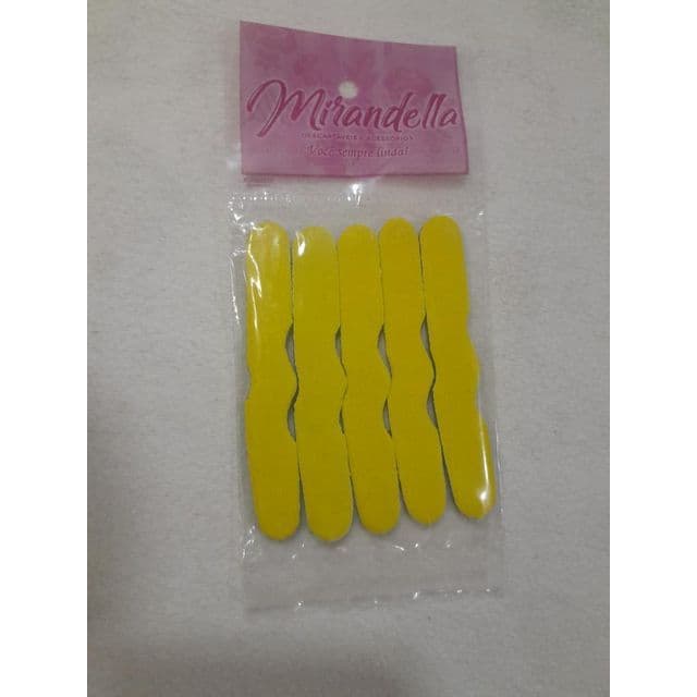 Kit 5 Mini Lixas de Unha Descartáveis - Ideal para Bolsa - Prático/Compacto - Manicure e Pedicure -