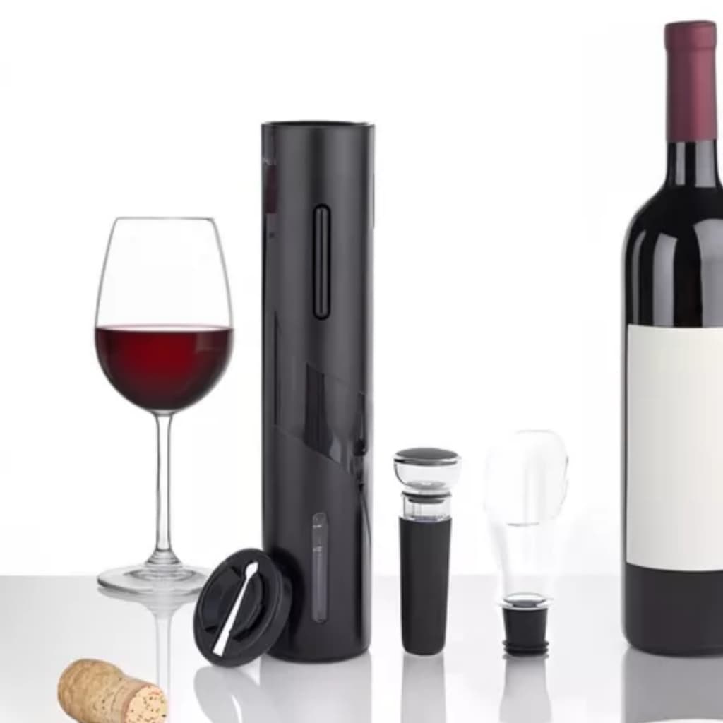 Abridor De Vinho Elétrico Garrafa  Saca Rolha
