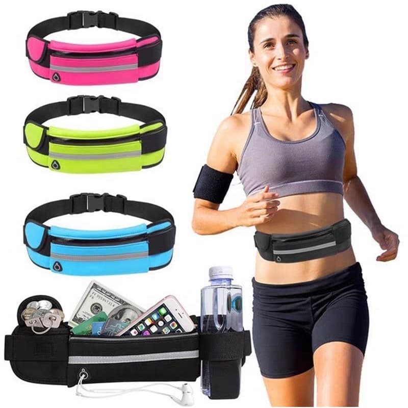 Pochete Esportiva Slim Porta Dolar Celular Cores para Corrida e Academia