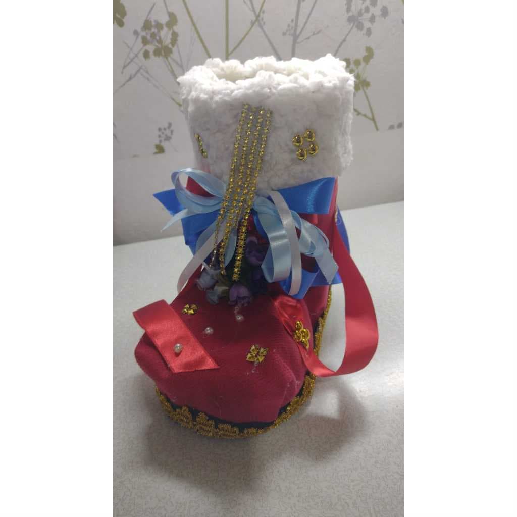 PORTA VINHO OU TALHERES DECORATIVO  MOTIVO DE NATAL