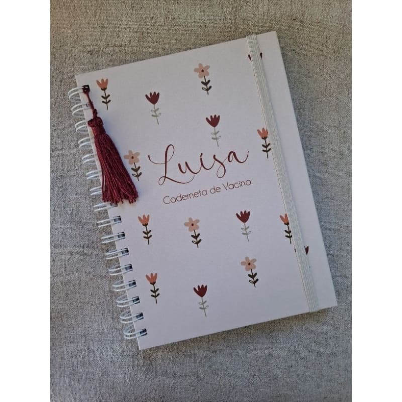 Caderneta de Vacina Personalizada Tulipa