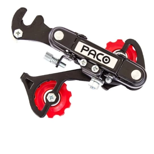 Câmbio Traseiro Bicicleta Com Gancheira Preto 6v/18v  Câmbio Bike Caloi