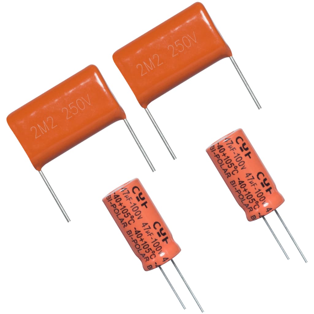 2 Capacitor Corneta Driver D250x D250Trio  + 2 Capacitor Tweeter St400 St200 st300