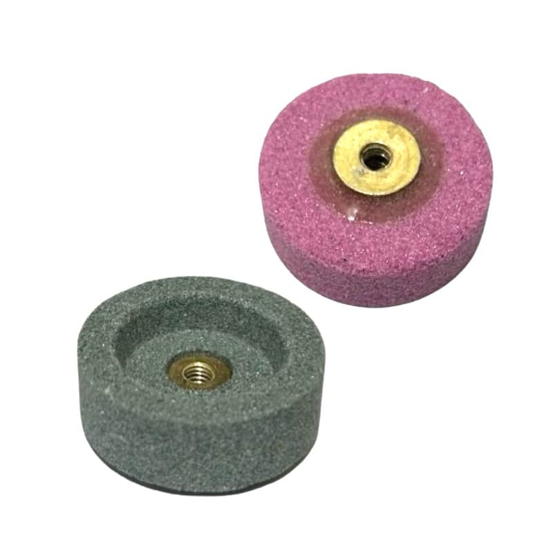 01/02 Pedra Rebolo Amolador Afiador Para Disco De Maquina Corte 4 Polegadas