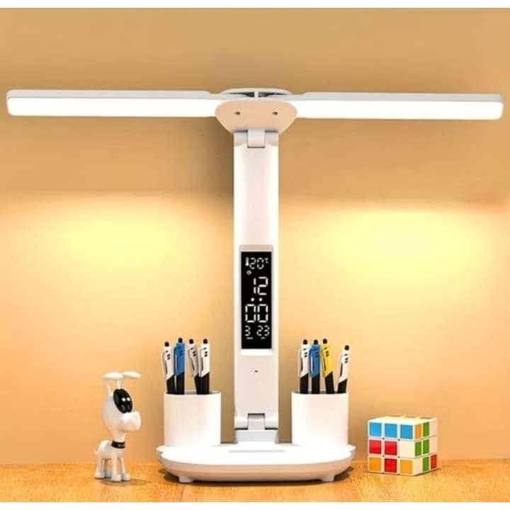 Luminária De Mesa Portátil Cabeceira Para Leitura De Escrivaninha Multifuncional