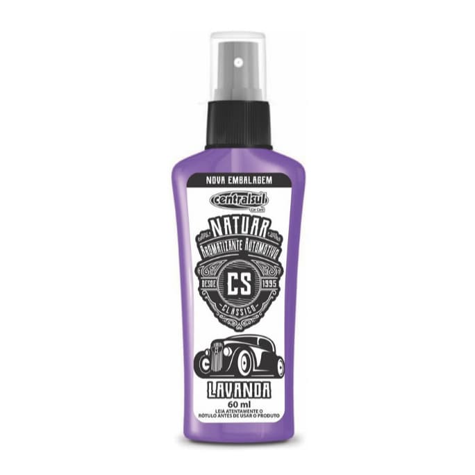 Aromatizante Natuar Spray Lavanda 60ml Central Sul Cheirinho Veículos e Ambientes