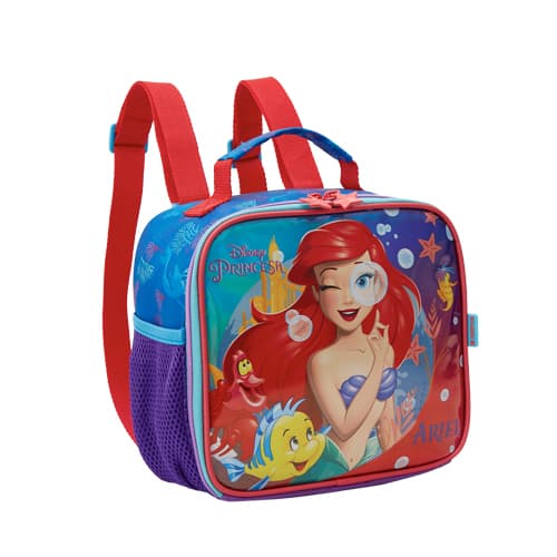 Lancheira Infantil Ariel Sereia Original Térmica Xeryus Escolar