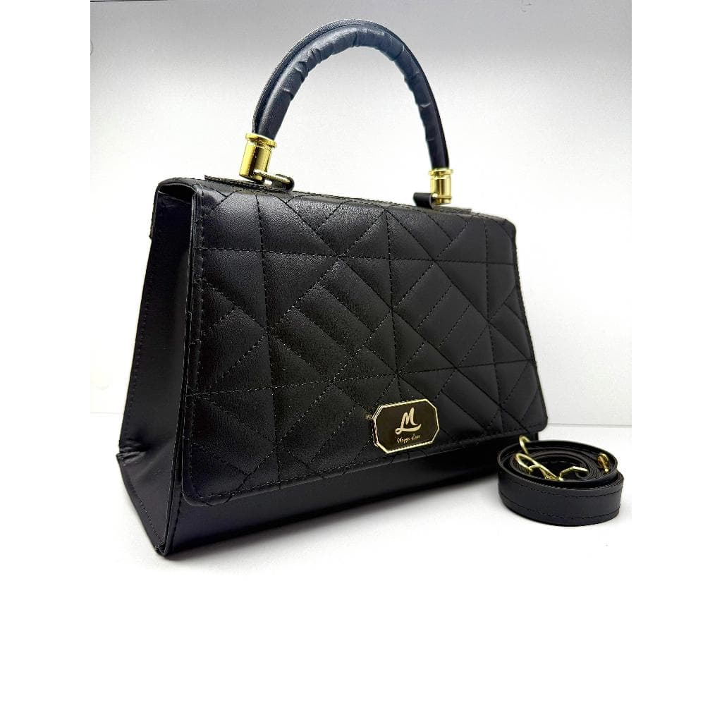 Bolsa Feminina transversal ML baú de ombro e mão.