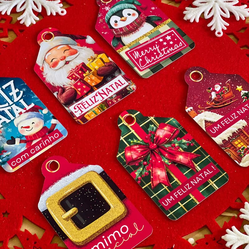 Tags Mimos para seu presente lembrancinha Natal