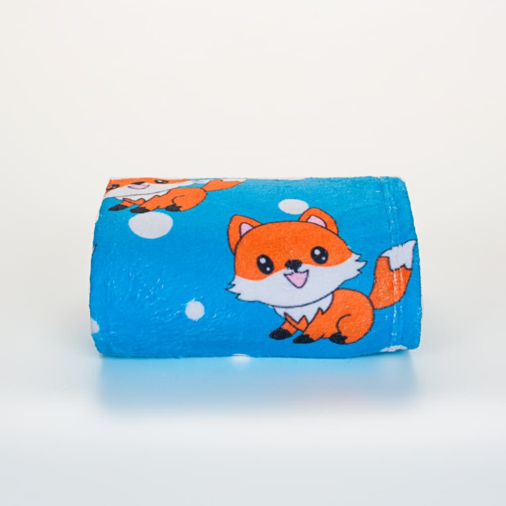 Mantinha Infantil Soft Para Bebê Toque Aveludado Cobertinha Inverno Estampada 1,00m x 70cm