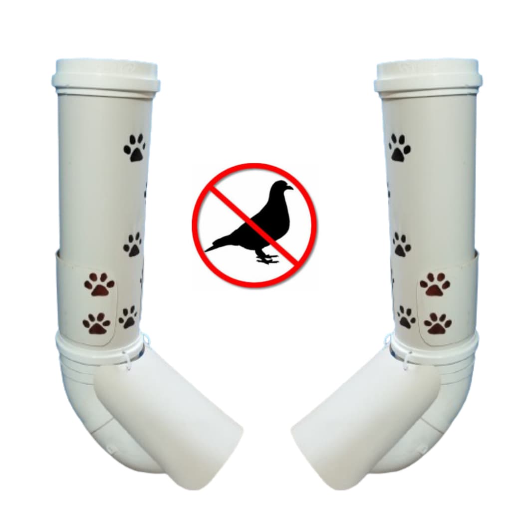 Comedouro Bebedouro PVC  Anti- Pombos Para Cães e Gatos