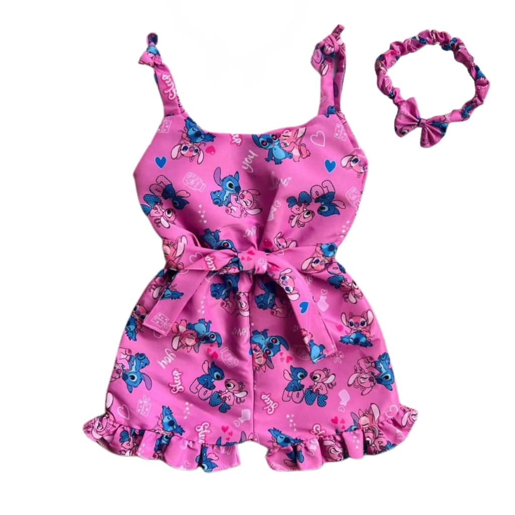 Macaquinho Infantil Menina Roupas para Criança 1, 2, 3 ANOS