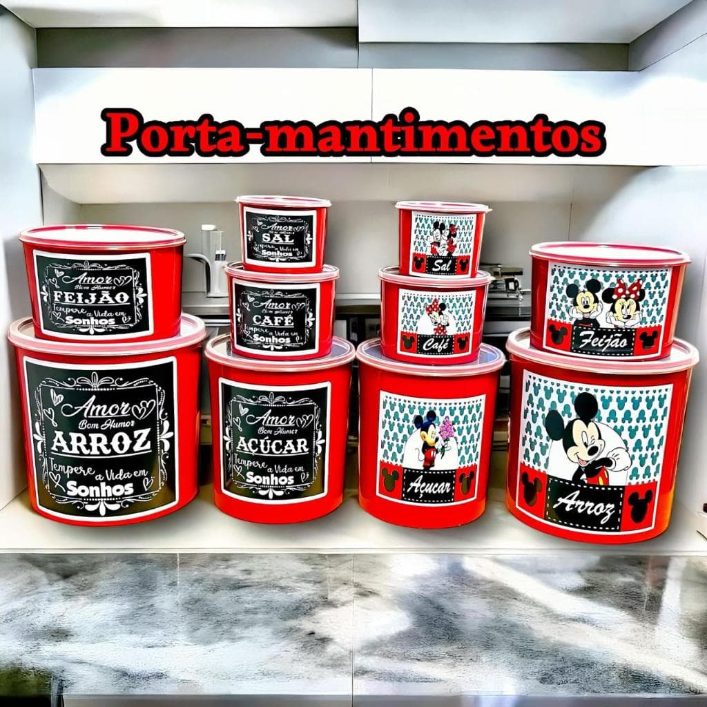 POTES DE MANTIMENTOS REDONDO